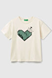 United Colors Of Benetton Kız Çocuk T Shirt 3I1XC10NY