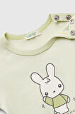 United Colors of Benetton Kız Bebek T shirt A.Yeşil 3I9WA1062