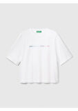 Benetton Kadın Oversize Tişört BNT-W25Y