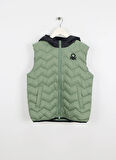 Benetton Nakışlı Haki Erkek Çocuk Yelek 2TWDCJ00R