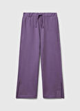 Benetton Düz Paça Mor Kız Çocuk Eşofman Altı 3NBMCF06K