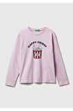 Benetton Kız Çocuk Uzun Tshırt