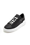 Kadın Rey Lace-Up Bağcıklı Sneakers - Siyah | 36