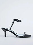 Siyah Kadın Topuklu Sandalet CF3540_001