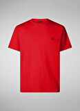 Save The Duck Bisiklet Yaka Düz Kırmızı Erkek T-Shirt DT1194MBESY2070020 ADELMAR KIRMIZI