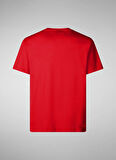 Save The Duck Bisiklet Yaka Düz Kırmızı Erkek T-Shirt DT1194MBESY2070020 ADELMAR KIRMIZI