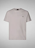 Save The Duck Bisiklet Yaka Düz Gri Erkek T-Shirt DT1194MBESY2010038 ADELMAR GRİ