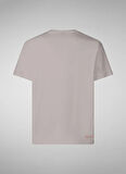Save The Duck Bisiklet Yaka Düz Gri Erkek T-Shirt DT1194MBESY2010038 ADELMAR GRİ