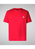 Save The Duck Bisiklet Yaka Düz Kırmızı Erkek T-Shirt DT1709MBESY2070020 CAIUS KIRMIZI