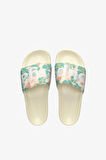 Superga 1908 Slıdes Hıbıscus Prınt Polysoft Unisex Bej Terlik S2134MW-A28-SP