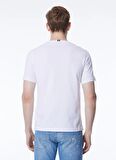 K-Way Bisiklet Yaka Beyaz Erkek T-Shirt K4125DW_ODOM TYPO