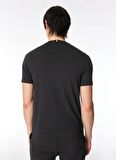 K-Way Bisiklet Yaka Siyah Erkek T-Shirt K4125DW_ODOM TYPO