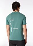 K-Way Bisiklet Yaka Yeşil Erkek T-Shirt K4125EW_ODOM LETITRAIN