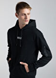 Kappa Siyah Erkek Dik Yaka Zip Ceket 361J29W005 AUTHENTIC MIKAP