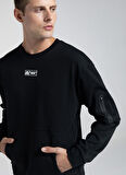 Kappa Sweatshirt, XL, Siyah