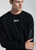 Kappa Sweatshirt, XL, Siyah