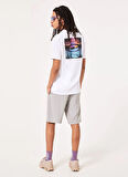 GOLDEN HOUR BARK TEE Beyaz Bisiklet Yaka Regular Fit Erkek T-Shirt