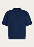 Oakley OAKLEY DRIVEN ZIP POLO Lacivert Normal Düz Erkek Polo T-Shirt