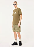 Oakley O BARK 2.0 Haki Bisiklet Yaka Normal Baskılı Erkek T-Shirt