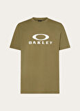 Oakley O BARK 2.0 Haki Bisiklet Yaka Normal Baskılı Erkek T-Shirt