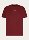Oakley BARK NEW SS Kırmızı Bisiklet Yaka Normal Düz Erkek T-Shirt