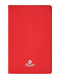 Pineider Defter Milano 9x14 96F 80G Rosso Fu Silver CNS1S099106601