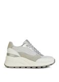 Geox Beyaz - Gümüş Kadın Sneaker D SPHERICA EC13 A