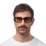 Okkia Andrea Altıgen Unisex Güneş GözlüğüSiyah / Lens : Sarı