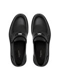 Valentino Deri Siyah Erkek Loafer DRESS