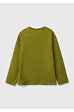 United Colors Of Benetton Erkek Antrasit Tişört (Model Kodu: 3Atng10G6 )