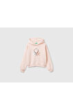 United Colors Of Benetton Kadın / Kız Pembe Sweatshırt (Model Kodu: 39M2C203W )