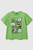 United Colors of Benetton Erkek Çocuk Tokyo T shirt A.Yeşil 35RYG10I7 