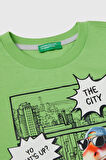 United Colors of Benetton Erkek Çocuk Tokyo T shirt A.Yeşil 35RYG10I7 