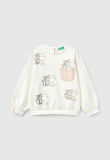 Benetton Kız Bebek Sweatshirt 34JZG10FQ-24K