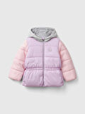 Benetton Kız Çocuk Çok Renkli Mont 1-6 Yaş Lila