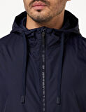 Erkek Kapüşonlu Yağmurluk - Lacivert  | M