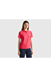 Benetton Kadın Polo Yaka T-Shirt 3WG9D300K-24Y
