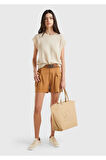 United Colors Of Benetton Kadın / Kız Kahverengi Şort (Model Kodu: 124P41T0D901K )