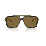 Dolce Gabbana DG 4477 3447S7 56 Erkek Pilot Kırçıllı Yeşil Kobine Güneş Gözlüğü
