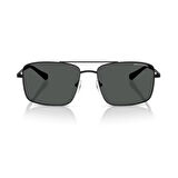 Armani Exchange AEX 2054S 600087 57 Erkek Pilot Siyah Metal Güneş Gözlüğü