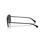 Armani Exchange AEX 2054S 600087 57 Erkek Pilot Siyah Metal Güneş Gözlüğü