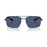 Armani Exchange AEX 2054S 609980 57 Erkek Pilot Siyah Metal Güneş Gözlüğü