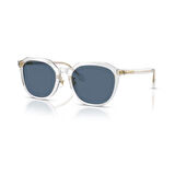 Versace VE 4493D 551971 55 Unisex Geometrik Şeffaf Kemik Güneş Gözlüğü