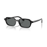 Ray-Ban RB 4455 667781 49 Polarize Zuri Unisex Yastık Siyah Kemik Güneş Gözlüğü