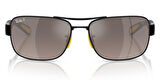 Ray-Ban RB3763M F1205J 64 Ferrari Polarize Unisex Güneş Gözlüğü