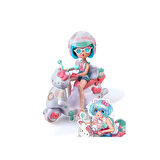 HKTF3000 Hello Kitty Manga Bebek ve Pretty Pink Scooter