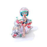 HKTF3000 Hello Kitty Manga Bebek ve Pretty Pink Scooter