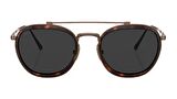 PERSOL  5008-ST 801648 51  Erkek/Kadın KAHVE Yuvarlak Çerçeve Güneş Gözlüğü