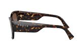 VOGUE  5462-S W65613 54  Kadın KAHVE Köşeli Çerçeve Güneş Gözlüğü