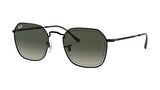 RAY-BAN  3694 002/71 53 JIM Unisex SİYAH Köşeli Çerçeve Güneş Gözlüğü